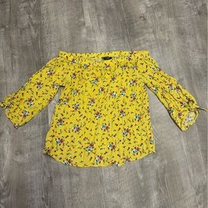 Papermoon Vibrant Yellow Floral Top